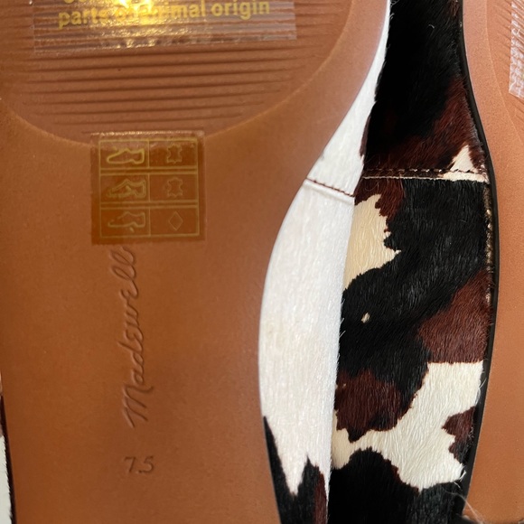 Madewell The Mylie Ballet Flat in Dark Carob Multi Calf Hair NWOB Size 7.5 - Picture 11 of 14
